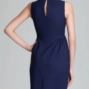 Kate Spade Rhys Dress Navy Peplum Sheath